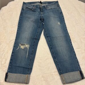 GAP’s Straight Crop Coupe 3/4 Droite Jeans